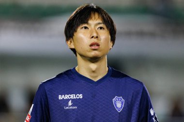 Kanya Fujimoto, Liga Portekiz maçı sırasında Estrela Amadora ve Gil Vicente FC takımları arasında Estadio Jose Gomes (Maciej Rogowski)