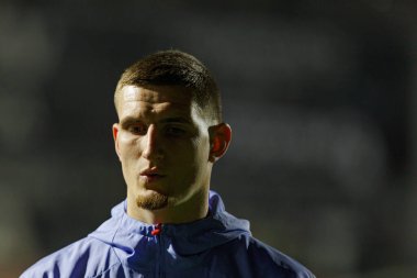 Marko Gudzuliç, Liga Portekiz maçı sırasında Estrela Amadora ve Gil Vicente FC takımları arasında Estadio Jose Gomes 'de (Maciej Rogowski)