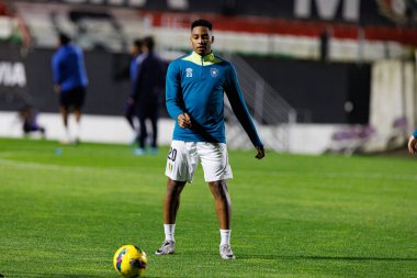 Juan Mina, Liga Portekiz maçı sırasında Estrela Amadora ve Gil Vicente FC takımları arasında Estadio Jose Gomes (Maciej Rogowski)