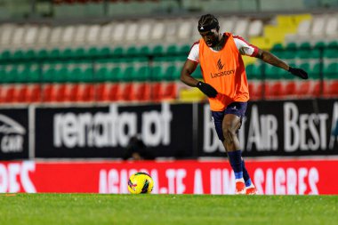 Liga Portekiz maçında Estrela Amadora ve Gil Vicente FC takımları arasında Estadio Jose Gomes (Maciej Rogowski)
