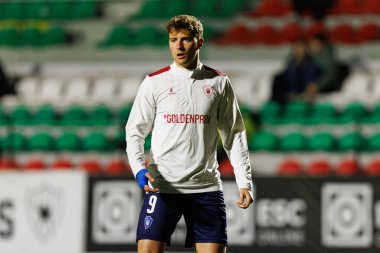 Jorge Aguirre, Liga Portekiz maçı sırasında Estrela Amadora ve Gil Vicente takımları arasında Estadio Jose Gomes 'de (Maciej Rogowski)