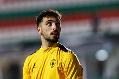 Brian Araujo, Liga Portekiz maçı sırasında Estrela Amadora ve Gil Vicente FC takımları arasında Estadio Jose Gomes (Maciej Rogowski)