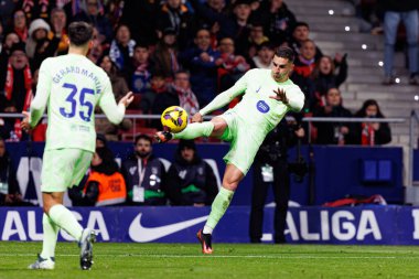 Atletico de Madrid ve FC Barcelona (Maciej Rogowski) takımları arasında oynanan LaLiga EA SPORTS maçı sırasında Ferran Torres görüldü.)