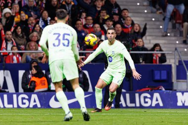 Atletico de Madrid ve FC Barcelona (Maciej Rogowski) takımları arasında oynanan LaLiga EA SPORTS maçı sırasında Ferran Torres görüldü.)
