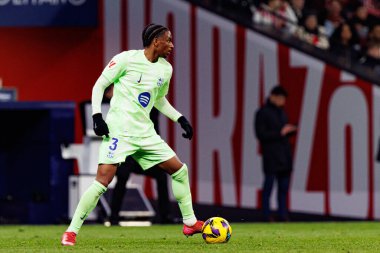 Atletico de Madrid ve FC Barcelona (Maciej Rogowski) takımları arasında oynanan LaLiga EA SPORTS maçı sırasında Alejandro Balde görüldü.)