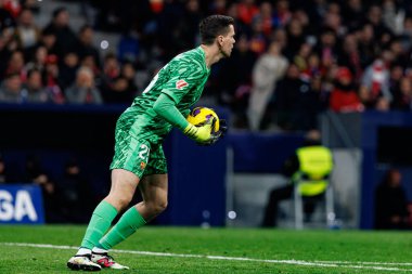Wojciech Szczesny, Atletico de Madrid ve FC Barcelona (Maciej Rogowski) takımları arasında oynanan LaLiga EA SPORTS maçı sırasında görüldü.)