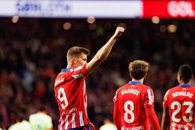 Alexander Sorloth, LaLiga EA SPORTS maçında Atletico de Madrid ve FC Barcelona (Maciej Rogowski)