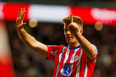 Alexander Sorloth, LaLiga EA SPORTS maçında Atletico de Madrid ve FC Barcelona (Maciej Rogowski)