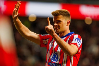 Alexander Sorloth, LaLiga EA SPORTS maçında Atletico de Madrid ve FC Barcelona (Maciej Rogowski)