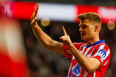 Alexander Sorloth, LaLiga EA SPORTS maçında Atletico de Madrid ve FC Barcelona (Maciej Rogowski)