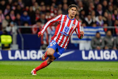 Giuliano Simeone, Atletico de Madrid ve FC Barcelona (Maciej Rogowski) takımları arasında LaLiga EA SPORTS maçında görüldü.)