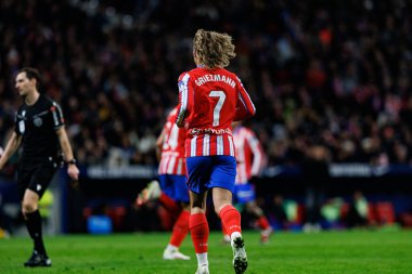 Antoine Griezmann, Atletico de Madrid ve FC Barcelona (Maciej Rogowski) takımları arasındaki maç sırasında görüldü.)