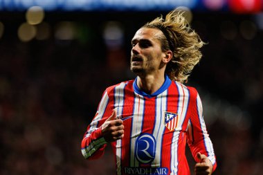 Antoine Griezmann, Atletico de Madrid ve FC Barcelona (Maciej Rogowski) takımları arasındaki maç sırasında görüldü.)
