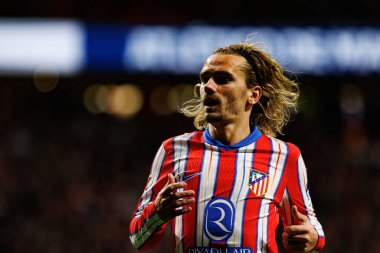 Antoine Griezmann, Atletico de Madrid ve FC Barcelona (Maciej Rogowski) takımları arasındaki maç sırasında görüldü.)