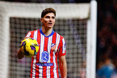 Julian Alvarez, Atletico de Madrid ve FC Barcelona (Maciej Rogowski) takımları arasında oynanan LaLiga EA SPORTS maçı sırasında görüldü.)