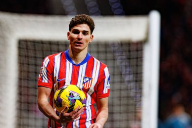 Julian Alvarez, Atletico de Madrid ve FC Barcelona (Maciej Rogowski) takımları arasında oynanan LaLiga EA SPORTS maçı sırasında görüldü.)