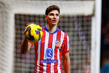Julian Alvarez, Atletico de Madrid ve FC Barcelona (Maciej Rogowski) takımları arasında oynanan LaLiga EA SPORTS maçı sırasında görüldü.)
