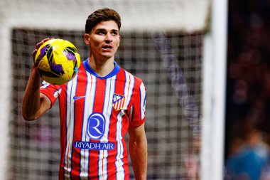 Julian Alvarez, Atletico de Madrid ve FC Barcelona (Maciej Rogowski) takımları arasında oynanan LaLiga EA SPORTS maçı sırasında görüldü.)