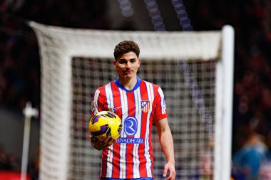 Julian Alvarez, Atletico de Madrid ve FC Barcelona (Maciej Rogowski) takımları arasında oynanan LaLiga EA SPORTS maçı sırasında görüldü.)