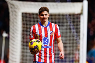 Julian Alvarez, Atletico de Madrid ve FC Barcelona (Maciej Rogowski) takımları arasında oynanan LaLiga EA SPORTS maçı sırasında görüldü.)