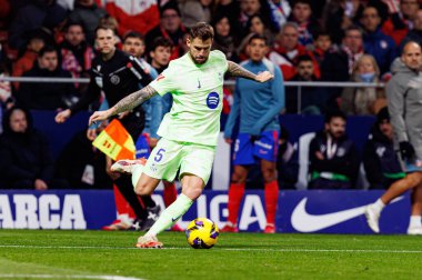 Inigo Martinez, Atletico de Madrid ve FC Barcelona (Maciej Rogowski) takımları arasında oynanan LaLiga EA SPORTS maçı sırasında görüldü.)