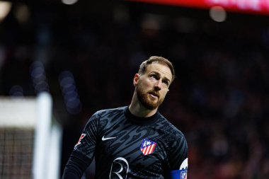 Atletico de Madrid ve FC Barcelona (Maciej Rogowski) takımları arasında oynanan LaLiga EA SPORTS maçı sırasında Jan Oblak görüldü.)