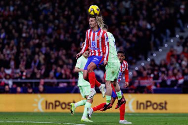Antoine Griezmann, Atletico de Madrid ve FC Barcelona (Maciej Rogowski) takımları arasındaki maç sırasında görüldü.)