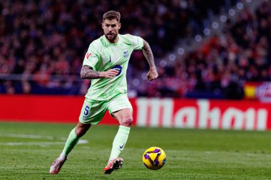 Inigo Martinez, Atletico de Madrid ve FC Barcelona (Maciej Rogowski) takımları arasında oynanan LaLiga EA SPORTS maçı sırasında görüldü.)