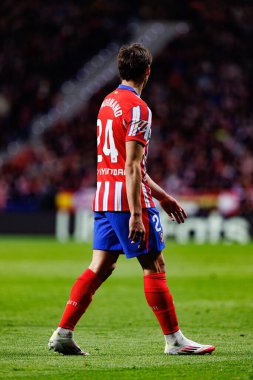 Robin Le Normand, Atletico de Madrid ve FC Barcelona (Maciej Rogowski) takımları arasındaki maç sırasında görüldü.)