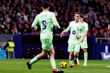 Marc Casado, Atletico de Madrid ve FC Barcelona (Maciej Rogowski) takımları arasında LaLiga EA SPORTS maçı sırasında görüldü.)