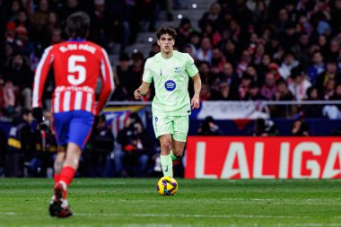 Atletico de Madrid ve FC Barcelona (Maciej Rogowski) takımları arasında LaLiga EA SPORTS maçında Pau Cubarsi görüldü.)