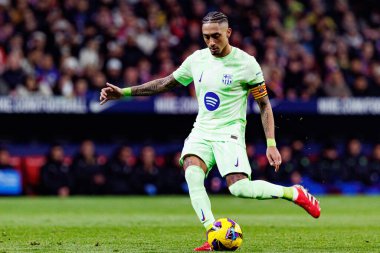 Raphinha, Atletico de Madrid ve FC Barcelona (Maciej Rogowski) takımları arasında oynanan LaLiga EA SPORTS maçı sırasında görüldü.)