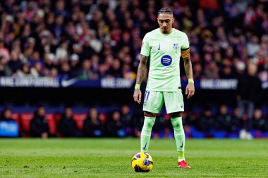 Raphinha, Atletico de Madrid ve FC Barcelona (Maciej Rogowski) takımları arasında oynanan LaLiga EA SPORTS maçı sırasında görüldü.)