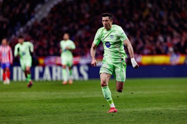Robert Lewandowski, Atletico de Madrid ve FC Barcelona (Maciej Rogowski) takımları arasında LaLiga EA SPORTS maçında görüldü.)