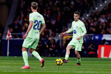 Marc Casado, Atletico de Madrid ve FC Barcelona (Maciej Rogowski) takımları arasında LaLiga EA SPORTS maçı sırasında görüldü.)