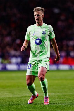 Dani Olmo, Atletico de Madrid ve FC Barcelona (Maciej Rogowski) takımları arasında oynanan EA SPORTS maçı sırasında görüldü.)