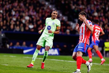 Raphinha, Atletico de Madrid ve FC Barcelona (Maciej Rogowski) takımları arasında oynanan LaLiga EA SPORTS maçı sırasında görüldü.)