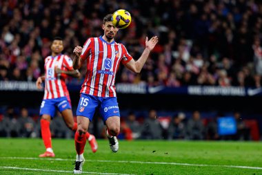 Atletico de Madrid ve FC Barcelona (Maciej Rogowski) takımları arasında oynanan LaLiga EA SPORTS maçında Clement Lenglet)