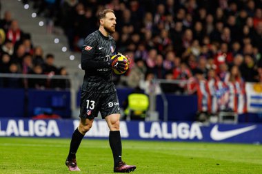 Atletico de Madrid ve FC Barcelona (Maciej Rogowski) takımları arasında oynanan LaLiga EA SPORTS maçı sırasında Jan Oblak görüldü.)
