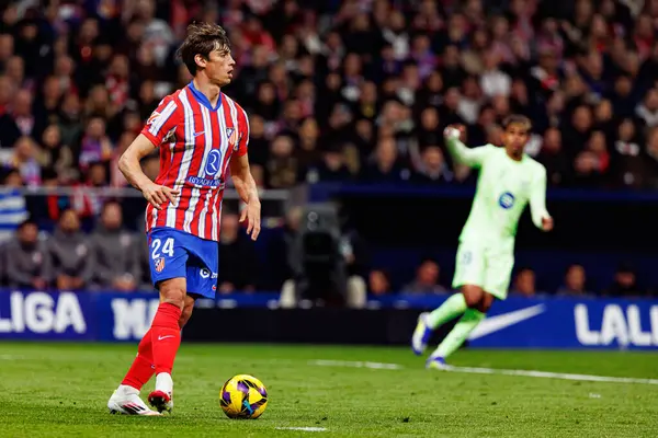 Robin Le Normand, Atletico de Madrid ve FC Barcelona (Maciej Rogowski) takımları arasındaki maç sırasında görüldü.)