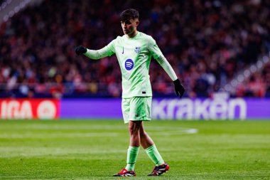 Atletico de Madrid ve FC Barcelona (Maciej Rogowski) takımları arasında oynanan LaLiga EA SPORTS maçında Pedri görüldü)