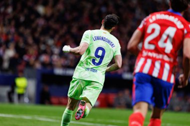 Robert Lewandowski, Atletico de Madrid ve FC Barcelona (Maciej Rogowski) takımları arasında LaLiga EA SPORTS maçında görüldü.)