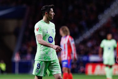 Robert Lewandowski, Atletico de Madrid ve FC Barcelona (Maciej Rogowski) takımları arasında LaLiga EA SPORTS maçında görüldü.)