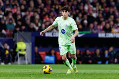 Atletico de Madrid ve FC Barcelona (Maciej Rogowski) takımları arasında LaLiga EA SPORTS maçında Pau Cubarsi görüldü.)