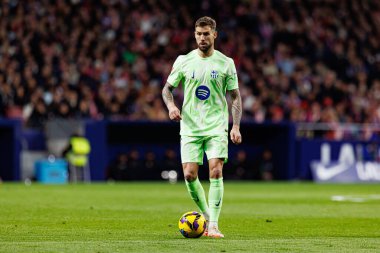 Inigo Martinez, Atletico de Madrid ve FC Barcelona (Maciej Rogowski) takımları arasında oynanan LaLiga EA SPORTS maçı sırasında görüldü.)