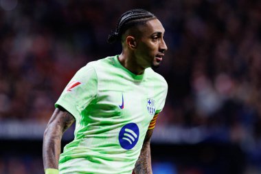 Raphinha, Atletico de Madrid ve FC Barcelona (Maciej Rogowski) takımları arasında oynanan LaLiga EA SPORTS maçı sırasında görüldü.)