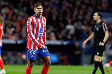 Giuliano Simeone, Atletico de Madrid ve FC Barcelona (Maciej Rogowski) takımları arasında LaLiga EA SPORTS maçında görüldü.)