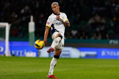 Liga Portekiz maçı sırasında Estadio Jose Alvalade 'de (Maciej Rogowski) Sporting CP ve FC Famalicao takımları arasında görülen özür dilerim.)