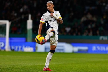 Liga Portekiz maçı sırasında Estadio Jose Alvalade 'de (Maciej Rogowski) Sporting CP ve FC Famalicao takımları arasında görülen özür dilerim.)