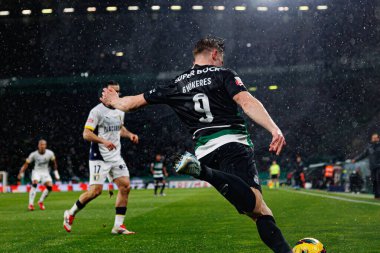 Viktor Gyokeres, Liga Portekiz maçı sırasında Estadio Jose Alvalade 'de (Maciej Rogowski) Sporting CP ve FC Famalicao takımları arasında görüldü.)